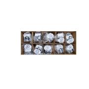 MEGAMAN LED innfellingsspot Tego Slim, 10-pakning, 2800 K, nikkel