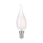 LED-mignon E14 4,5W flammeform 2 700 K matt dimbar