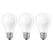 LED-pære E27 6,5 W, 806 lumen, sett med 3 stk.