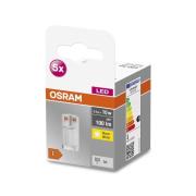 OSRAM Base PIN LED-stiftpære G4 0,9 W 100 lm 5 stk
