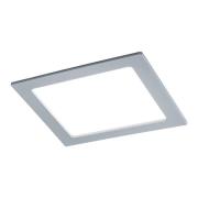 Paulmann LED-panel, kantet, 18W, 4.000 K, krom