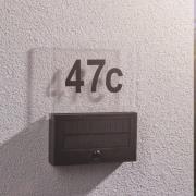 Paulmann Neda LED-husnummerlampe solcelle