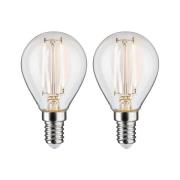 Paulmann LED-pære E14 2,7W 2 700 K filament 2-er