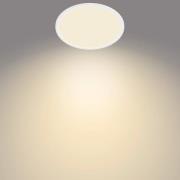 Philips SuperSlim LED IP44 2.700K Ø 29,5cm hvit