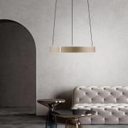 LED-hengelampe PURE E-Clipse, bronse, Ø 50 cm, CCT