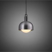 Buster + Punch med gaffel i Gunmetal/Opalglas Ø 25cm