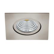 Downlight Saliceto kantet dreibar 2 700 K nikkel