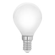 LED-pære E14 P45 4W, varmhvit, opal