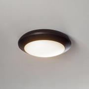 Utendørs LED-vegglampe Berta, svart, CCT