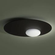 Axolight Kwic LED-taklampe, svart Ø 48 cm