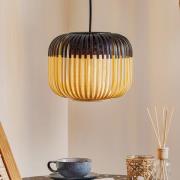 Forestier pendellampe Bamboo XS, Ø 27 cm, svart