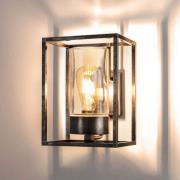 Utendørs vegglampe Cubic³ 3363 nikkel antik/klar