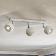 Downlight Flame i hvit, 3 lyskilder