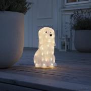 LED-lysfigur hund