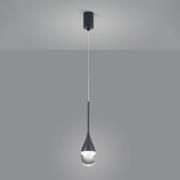 Helestra Deep LED-hengelampe, matt svart