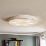 Taklampe Cleo 800, hvit, sensor, IP20, Ø 78 cm, metall