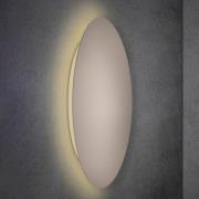 Escale Blade LED-vegglampe, taupe, Ø 95 cm