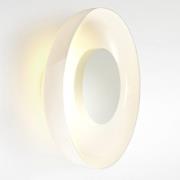 MARSET Aura LED-vegglampe, Ø 25 cm, opal