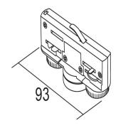 Ivela adapter, 3-faset, 220-240 V, 10 kg, svart