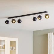 Downlight Flame, svart, 6 lyskilder