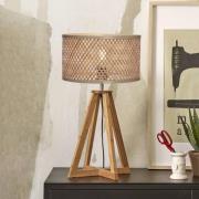 GOOD & MOJO Java bordlampe pyramide natur