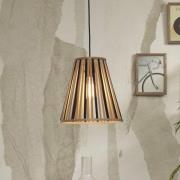 GOOD & MOJO Merapi pendelkegle 30 cm natur/svart