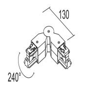 Ivela dreiekontakt, 3-faset system, LKM, hvit