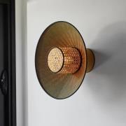 MARKET SET Singapour vegglampe, khaki/curry