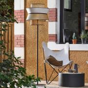 MARKET SET Singapour utendørs gulvlampe, honning/sand