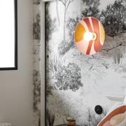 MARKET SET Sonia Laudet vegglampe Ø 40 cm rosa