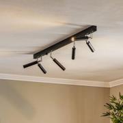 Euluna Nicanor downlight svart/krom 6 lyskilder