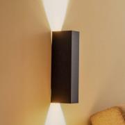 Vegglampe Malmö, opp/ned, svart