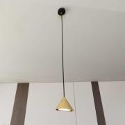 Elit pendellampe, 1-lampe, gullfarget, metall