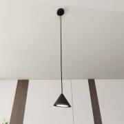 Pendellampe Elit, 1 lyskilde, svart, metall opphengssystem 1 m