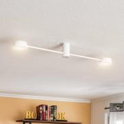 Taklampe Orbit II, hvit, 2 lyskilder