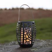 Flame LED-solcellelampe, tre bruksalternativer, 42 cm