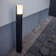 Cyra LED-veilampe, matt svart, dreibar