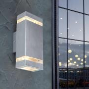 Utendørs vegglampe Focus, stål