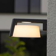 Moon utendørs LED-vegglampe, antrasitt, CCT, IP44