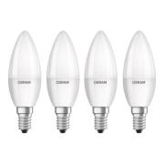 OSRAM LED-mignon E14 Base Retro 4,9W 4-pk, 4 000K