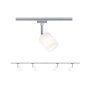 Paulmann URail Blossom 4x-basissett krom/satinerte