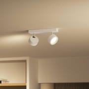 Philips Bracia LED-downlight 2 lyskilder, hvit