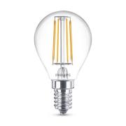 Philips Classic LED-pære E14 P45 4,3W klar 4 000K