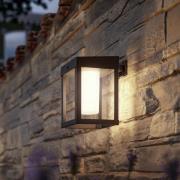 Philips solcelle-vegglampe Camill svart/hvit 14 x 14 cm