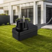 Pluggbar strømforsyning 3924015 for 12 V utelamper, svart