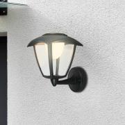Utendørs LED-vegglampe 3929015, svart, berøringsdimmer