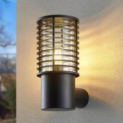 Lindby Liddi utendørs vegglampe, sylinderformet