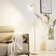 Lindby gulvlampe Ovelia, beige, jern, E27