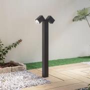 Lindby veilampe Othil, 2 lyskilder, 80 cm, antrasitt, metall