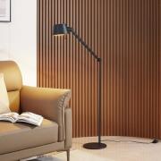 Lucande gulvlampe Silka, høyde 173 cm, svart, metall